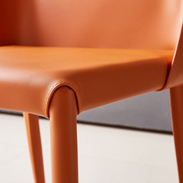 European Design Leather Chairs Solid Back Side Kitchen Dining Chair Set Clearhalo ' kitchen&dining_furn' 'Dining Chairs' 'Dining Tables & Seating' 'dining_chair' 'furn' 'furn_dining_chair' 'Furniture' 'furniture_dining_chair' 'Kitchen & Dining Furniture' 'kitchen' 1200x1200_5602c1cb-bb00-4129-a8d6-b982c57293ed
