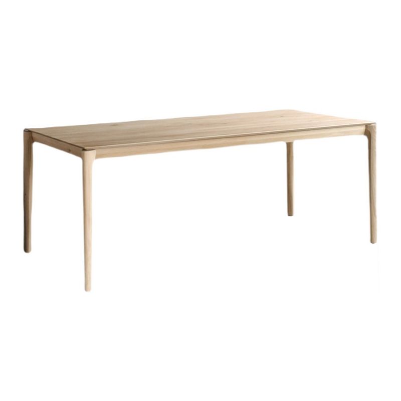 Rectangle Contemporary Dining Table Wood Color Fixed Table with Pinewood Solid Wood Clearhalo 'Dining Tables & Seating' 'Dining Tables' 'dining_table' 'Furniture' 'furniture_dining_table' 'Kitchen & Dining Furniture' 'kitchen' 'kitchen_dining_table' 1200x1200_560442df-c282-43bc-b9e6-5fe13881c360