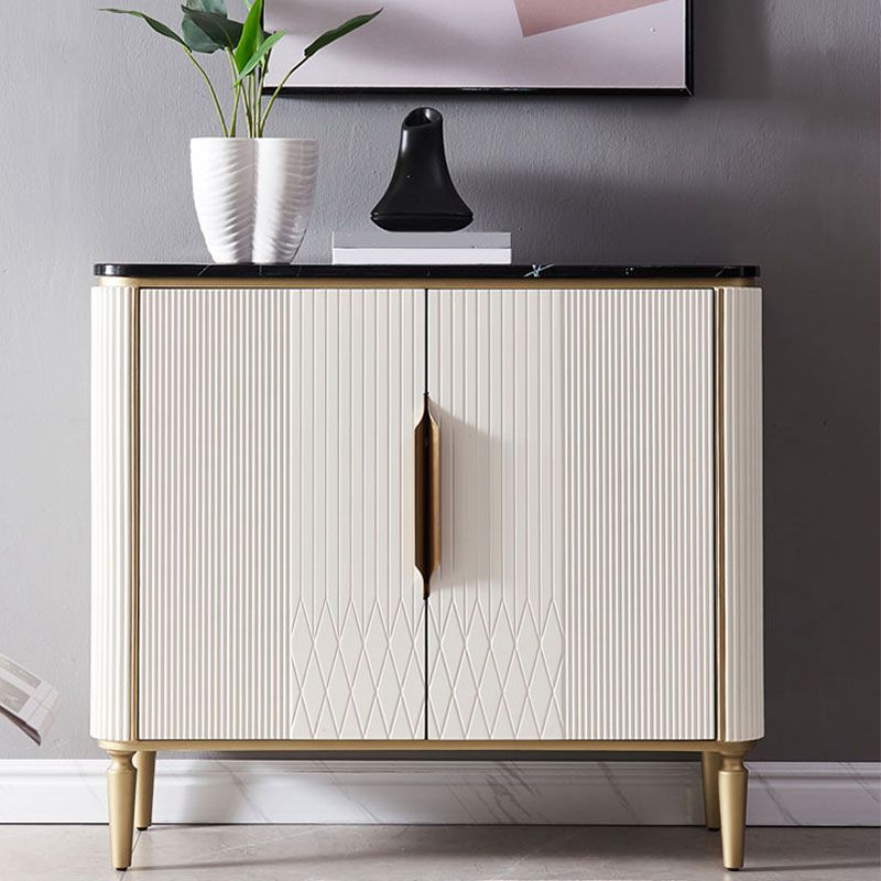 Glam Buffet Server Marble Dining Server con porte per sala da pranzo