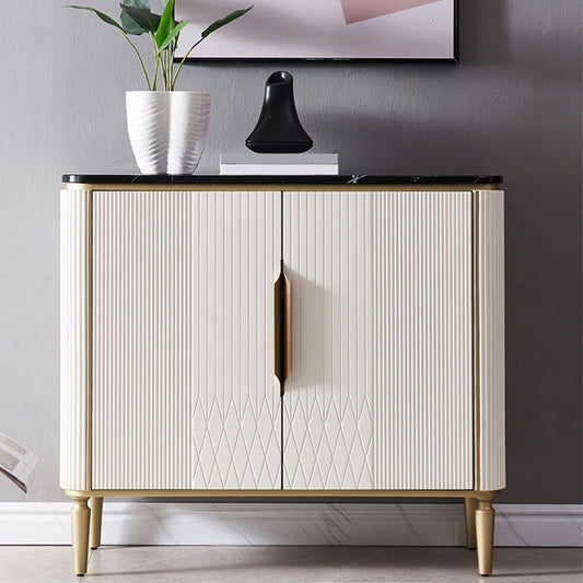 Glam Buffet Server Marble Dining Server con porte per sala da pranzo