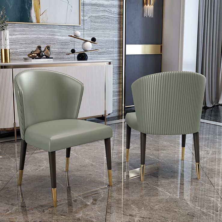 Glam Style Sintered Stone Dining Set with Traditional Height Table and Golds Trestle Base Clearhalo 'Dining Room Sets' 'Dining Tables & Seating' 'dining_room_set' 'furn' 'furn_dining_room_set' 'Furniture' 'furniture_dining_room_set' 'Kitchen & Dining Furniture' 'kitchen&dining_furn' 'kitchen' 1200x1200_560cbd95-3a9e-4581-80e3-960198dfa89a