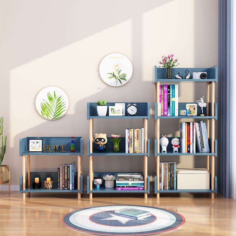 現代のエタゲール棚本棚エンジニアリングされた木材のオープンブックケースのための本棚