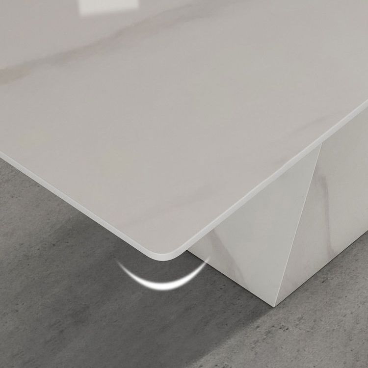 Rectangle Dining Set 1/4/5/7 Pieces Modern Sintered Stone Top Dinette Table Set Clearhalo 'Dining Room Sets' 'Dining Tables & Seating' 'dining_room_set' 'furn' 'furn_dining_room_set' 'Furniture' 'Kitchen & Dining Furniture' 1200x1200_560fa59e-c5d4-40ad-8f4b-88a2f0408348