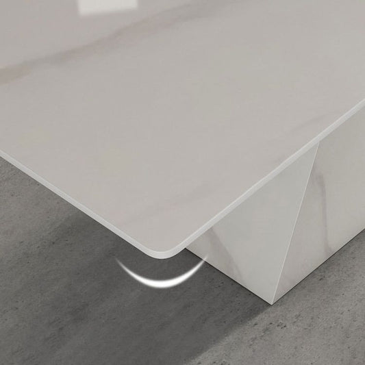 Rectangle Dining Set 1/4/5/7 Pieces Modern Sintered Stone Top Dinette Table Set Clearhalo 'Dining Room Sets' 'Dining Tables & Seating' 'dining_room_set' 'furn' 'furn_dining_room_set' 'Furniture' 'Kitchen & Dining Furniture' 1200x1200_560fa59e-c5d4-40ad-8f4b-88a2f0408348