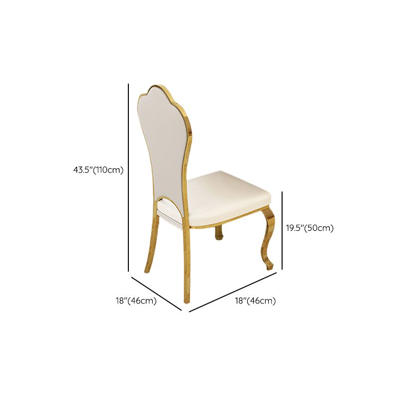 グラムスタイルの長方形テーブルセット1/2/5/7ピースキッチン用の金属脚付きダイニングセット