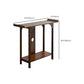 Mid Century Modern Console Table 12"W Wood Console Sofa Table