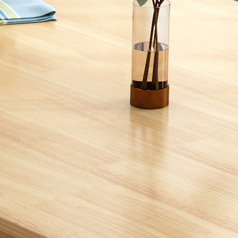 Rubberwood Dining Table Modern Rectangle Dining Table for Kitchen Clearhalo 'Dining Tables & Seating' 'Dining Tables' 'dining_table' 'furn' 'furn_dining_table' 'Furniture' 'Kitchen & Dining Furniture' 1200x1200_56197388-b5f1-4797-a8c5-a3a6e9696ed9