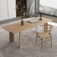 Simple Kitchen Standard Dining Table Solid Wood Khaki Dining Table with 4 Legs Base Clearhalo ' dining_table' 'Dining Tables & Seating' 'Dining Tables' 'furn' 'furn_dining_table' 'Furniture' 'furniture_dining_table' 'Kitchen & Dining Furniture' 'kitchen&dining_furn' 'kitchen' 'kitchen_dining_table' 1200x1200_561a5ceb-8690-43a5-90c3-92f2bd621b51