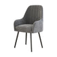 Scandinavian Style Upholstered Arm Chair Solid Back Dining Single Chair for Home Clearhalo ' kitchen&dining_furn' 'Dining Chairs' 'Dining Tables & Seating' 'dining_chair' 'furn' 'furn_dining_chair' 'Furniture' 'furniture_dining_chair' 'Kitchen & Dining Furniture' 'kitchen' 1200x1200_562322d0-1c84-4fd7-99f3-95befc864d7d