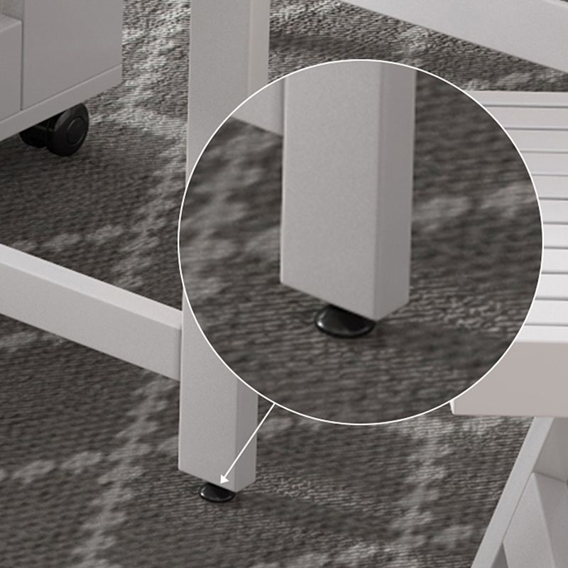 Tavolo da pranzo in pietra sinterizzato moderno tavolo da pranzo a goccia bianca