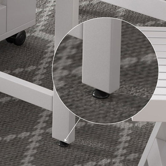 Sintered Stone Dining Table Modern White Drop-Leaf Dining Table