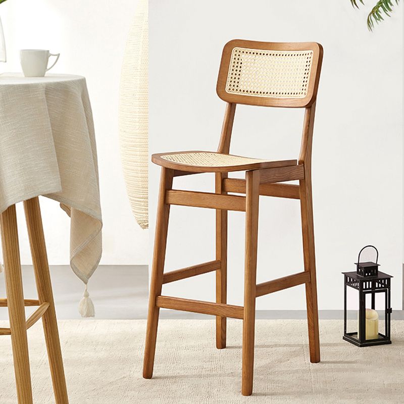 Modern Solid Wood Counter Chair Armless Bar and Counter Stool Clearhalo 'Bar Furniture' 'Bar Stools' 'bar_stools' 'furn' 'furn_bar_stools' 'Furniture' 'Kitchen & Dining Furniture' 1200x1200_5624dc4d-fd59-4481-b30b-0d7e83bae42d