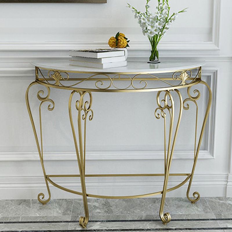 Sala 4 gambe Fucide legno in legno mezza luna resistente a graffi e console resistente alle macchie