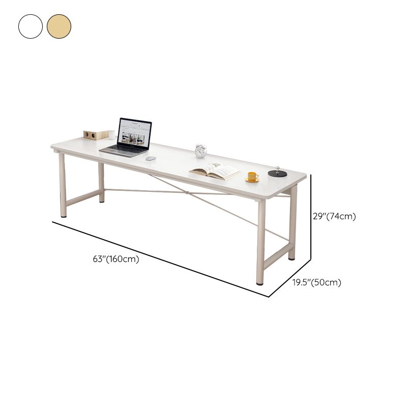 Modern Wooden Office Desk Rectangular Writing Desk with Shelf Clearhalo 'furn' 'furn_office_desk' 'Furniture' 'Office Desks' 'Office Furniture' 'office_desk' 1200x1200_56270c67-5559-4ca9-a66d-c13f2d43dc26