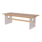 Industrial Trestle Dining Table Pine Wood Table for Dining Room Clearhalo 'Dining Tables & Seating' 'Dining Tables' 'dining_table' 'furn' 'furn_dining_table' 'Furniture' 'Kitchen & Dining Furniture' 1200x1200_56293254-7e5e-4a6b-a373-ce1fae621c0b