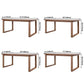 Contemporary Rectangle Shape Kitchen Dining Table Solid Wood Dining Table with Double Pedestal Bases Clearhalo ' dining_table' 'Dining Tables & Seating' 'Dining Tables' 'furn' 'furn_dining_table' 'Furniture' 'furniture_dining_table' 'Kitchen & Dining Furniture' 'kitchen&dining_furn' 'kitchen' 'kitchen_dining_table' 1200x1200_562993cc-ef81-41e6-bc83-e6f25bfafa2c