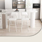 Sintered Stone Bistro Bar Table Double Pedestal Bar Table for Kitchen Clearhalo 'Bar Furniture' 'Bar Tables' 'bar_tables' 'furn' 'furn_bar_tables' 'Furniture' 'Kitchen & Dining Furniture' 1200x1200_562fbd88-e32c-4d53-99ee-b0bed21d49fc
