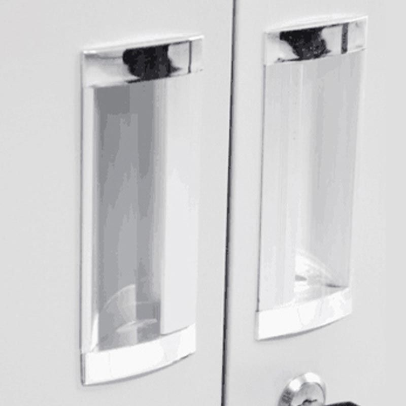 Hinged Modern Wardrobe Armoire Metal Wardrobe Cabinet for Home Clearhalo 'Armoires & Wardrobes' 'armoires_wardrobes' 'Bedroom Furniture' 'furn' 'furn_armoires_wardrobes' 'Furniture' 1200x1200_56316dfc-d83a-40b1-89bd-3187550c142e