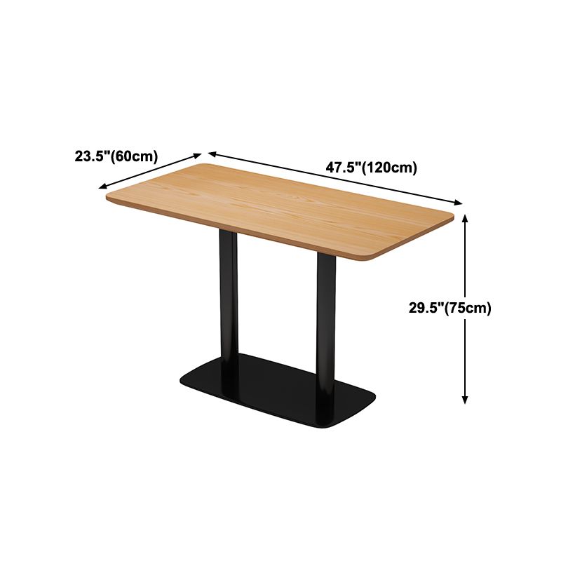 Industrial Style Dining Room Collection MDF Dining Site Table for Home Clearhalo ' dining_table' 'Dining Tables & Seating' 'Dining Tables' 'furn' 'furn_dining_table' 'Furniture' 'furniture_dining_table' 'Kitchen & Dining Furniture' 'kitchen&dining_furn' 'kitchen' 'kitchen_dining_table' 1200x1200_56328f5a-cac1-42ae-9653-4d6ece3adb7e