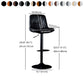 Iron Footrest Bar Stool Low Back Indoor Modern Adjustable Counter-height Stool Clearhalo 'Bar Furniture' 'Bar Stools' 'bar_stools' 'furn' 'furn_bar_stools' 'furniture_bar_stools' 'Kitchen & Dining Furniture' 'kitchen&dining_furn' 'kitchen' 'kitchen_furn' Furniture' 1200x1200_5635027a-6724-48f3-80bb-1cfab5935e59