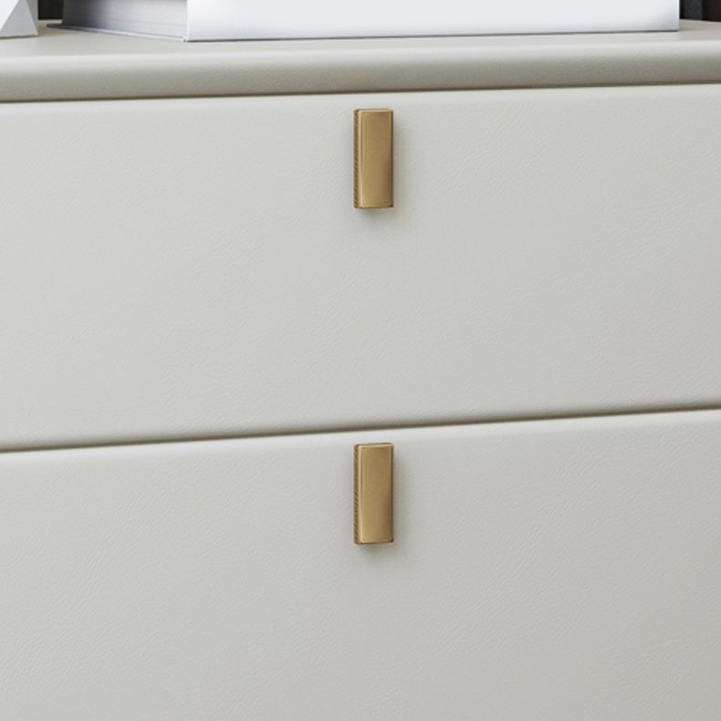 2 Schubladen Akzenttisch Nachttisch zeitgenössischer Nachttisch für Zuhause