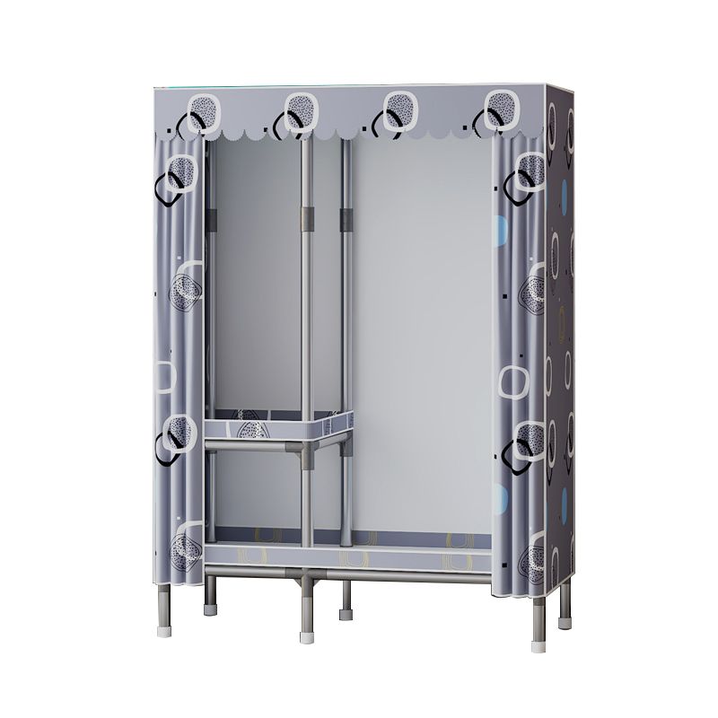 Metallgarderobeschrank mit Regalen modern