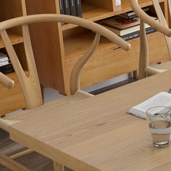 Rectangle Pine Solid Wood Table for Restaurant Modern Dining Table with Trestle Base in Nature Clearhalo ' dining_table' 'Dining Tables & Seating' 'Dining Tables' 'furn' 'furn_dining_table' 'Furniture' 'furniture_dining_table' 'Kitchen & Dining Furniture' 'kitchen&dining_furn' 'kitchen' 'kitchen_dining_table' 1200x1200_5637d35f-dbda-49fd-b980-e244ac07a06e