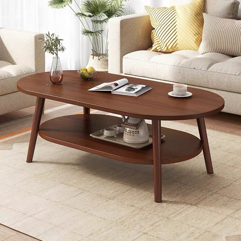 Rectangular Coffee Table with Modern Style Wood in White/wood Color Clearhalo 'Coffee & Accent Tables' 'Coffee Tables' 'coffee_tables' 'furn' 'furn_coffee_tables' 'Furniture' 'furniture_coffee_tables' 'Living Room Furniture' 1200x1200_563896cf-5c0e-4dfb-b0db-902ea3d6a207