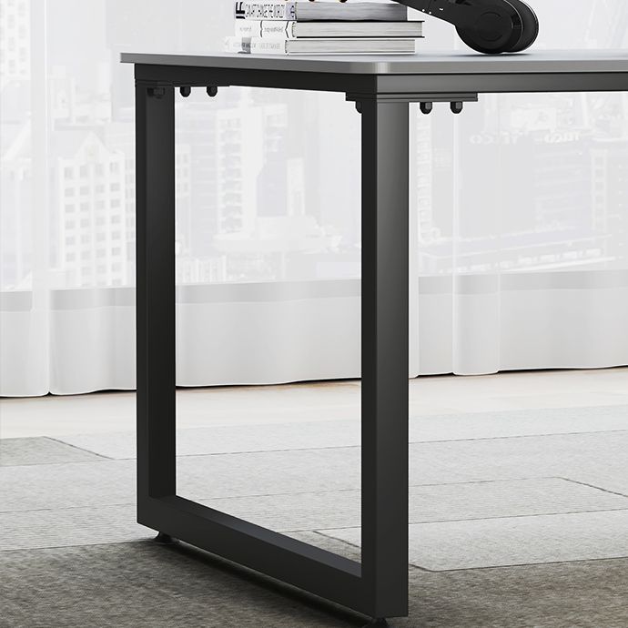 Bureau de bureau en pierre moderne 29,53 "haut de traîne de traîneau d'écriture pour le bureau