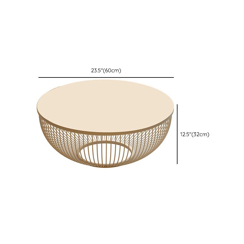 Slate/Wooden Top Coffee Cocktail Table Round Scandinavian Cream Color Clearhalo 'Coffee & Accent Tables' 'Coffee Tables' 'coffee_tables' 'furn' 'furn_coffee_tables' 'Furniture' 'Living Room Furniture' 1200x1200_563e21e1-84ae-4557-a911-b22006d083bc