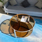 Modern Round Coffee Table 3 Legs Glass Top Coffee Cocktail Table for Living Room Clearhalo 'Coffee & Accent Tables' 'Coffee Tables' 'coffee_tables' 'furn' 'furn_coffee_tables' 'Furniture' 'Living Room Furniture' 1200x1200_563e2f40-48b8-405e-9f68-bb323b5127ce