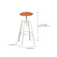 Industrial Metal Bar Stool Swivel Adjustable Height Patio Bar Stool Clearhalo 'Bar Furniture' 'Bar Stools' 'bar_stools' 'furn' 'furn_bar_stools' 'Furniture' 'Kitchen & Dining Furniture' 1200x1200_563fa409-f87c-41b1-9f8f-a860ba4500ce