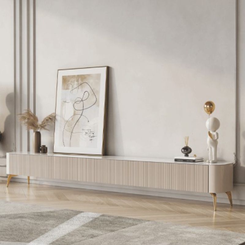 Stone TV Media Console Contemporary Stand Console with 4 Drawers Clearhalo 'furn' 'furn_tv_stands_entertainment_centers' 'Furniture' 'Living Room Furniture' 'TV Stands & Entertainment Centers' 'TV Stands & Media Storage Furniture' 'tv_stands_entertainment_centers' 1200x1200_563fb282-ec33-49d1-8049-f9a06b62ffd1