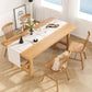 Modern 1/2/3/4/5 Pieces Dining Set Rectangle Pine Wood Dining Table for Dining Room