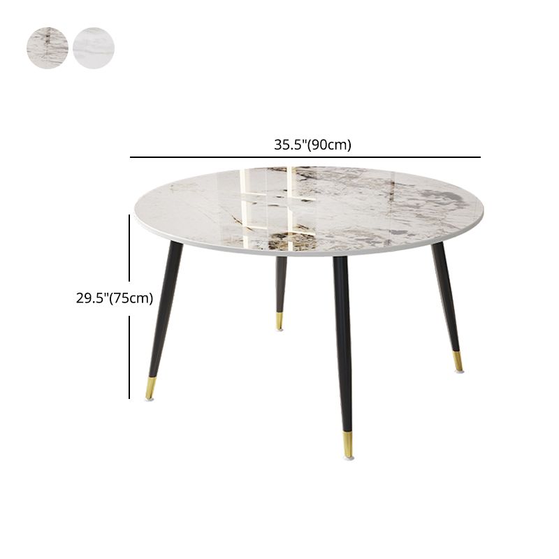 1/4/7 Pcs Metal Modern Dining Room Set with Round Table and Metal Base Dining Set Clearhalo 'Dining Room Sets' 'Dining Tables & Seating' 'dining_room_set' 'furn' 'furn_dining_room_set' 'Furniture' 'furniture_dining_room_set' 'Kitchen & Dining Furniture' 'kitchen&dining_furn' 'kitchen' 1200x1200_56406833-c0fc-4d42-85c4-cbea5cc5a17d