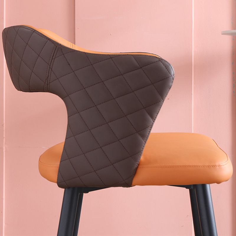Modern Style Bar Stool Leather Counter Stool for Dining Room