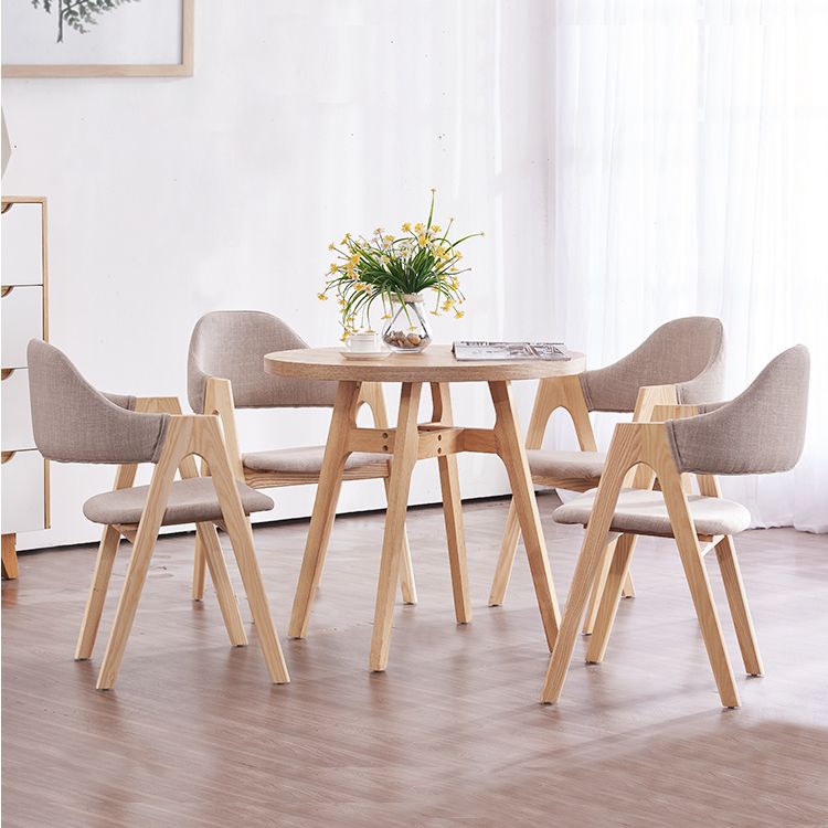 Solid Wood Dining Table Contemporary Style Dining Site Table with 4 Legs Clearhalo ' dining_table' 'Dining Tables & Seating' 'Dining Tables' 'furn' 'furn_dining_table' 'Furniture' 'furniture_dining_table' 'Kitchen & Dining Furniture' 'kitchen&dining_furn' 'kitchen' 'kitchen_dining_table' 1200x1200_5643f517-98cf-4be7-966a-b74ebc28e966