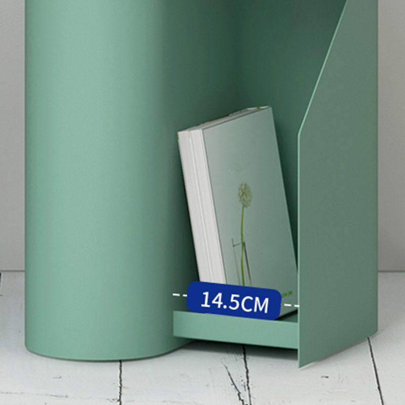 Contemporary Corner Table Round Side Table with Metal Shelves Clearhalo 'Coffee & Accent Tables' 'End & Side Tables' 'end_side_tables' 'furn' 'furn_end_side_tables' 'Furniture' 'Living Room Furniture' 1200x1200_56452c79-eea6-4cf1-995b-5d1af0ec1e47