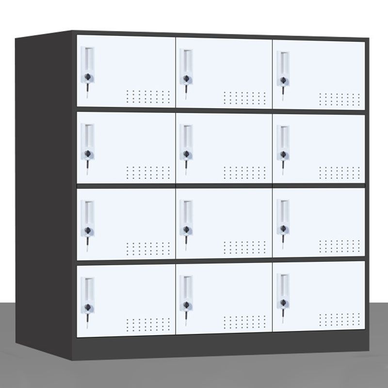 Modern Non-Hanging Armoire with Hinged Doors Matte Finish Storage Cabinet Clearhalo 'Armoires & Wardrobes' 'armoires_wardrobes' 'Bedroom Furniture' 'furn' 'furn_armoires_wardrobes' 'Furniture' 1200x1200_564654e0-eaac-4637-bae3-26d2e01cdb46