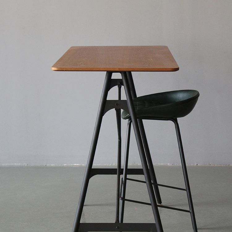 Industrial Leather Distressed Quilted Barstool Living Room Bar Stool with Bucket Seat Clearhalo 'Bar Furniture' 'Bar Stools' 'bar_stools' 'furniture_bar_stools' 'Kitchen & Dining Furniture' 'kitchen&dining_furn' 'kitchen' 'kitchen_furn' Furniture' 1200x1200_5647c0e5-b1bb-470e-870d-bbe208118733