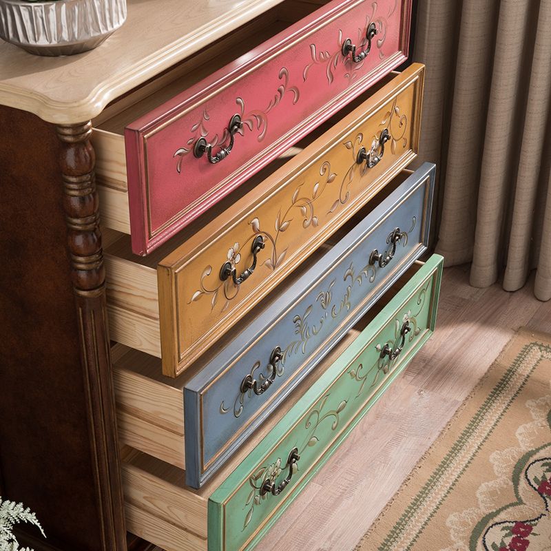 Industrial Chest with Drawers and Cabriole Legs in Distressed Wood Clearhalo 'Cabinets & Chests' 'cabinets_chests' 'furn' 'furn_cabinets_chests' 'Furniture' 'Living Room Furniture' 1200x1200_56488176-f4dc-47a3-a264-ba0691bee1c0