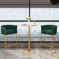 Scandinavian Bar and Counter Stool Low Back Stool with Pedestal Base in Gold Clearhalo 'Bar Furniture' 'Bar Stools' 'bar_stools' 'furn' 'furn_bar_stools' 'Furniture' 'furniture_bar_stools' 'Kitchen & Dining Furniture' 1200x1200_56492e37-378f-4d96-b889-e648637c4cdf