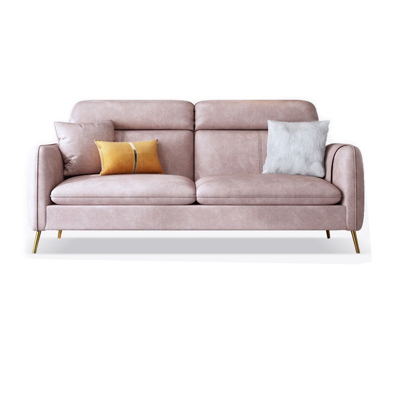 Glam cousu oreiller dos carré armoir salon canapé en cuir