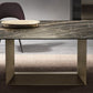 Sintered Stone Top Dining Table Industrial Kitchen Table with Black Metal Pedestal Clearhalo ' dining_table' 'Dining Tables & Seating' 'Dining Tables' 'furn' 'furn_dining_table' 'Furniture' 'furniture_dining_table' 'Kitchen & Dining Furniture' 'kitchen&dining_furn' 'kitchen' 'kitchen_dining_table' 1200x1200_564bbaf0-20a6-4708-ae29-c237bc64d5f1