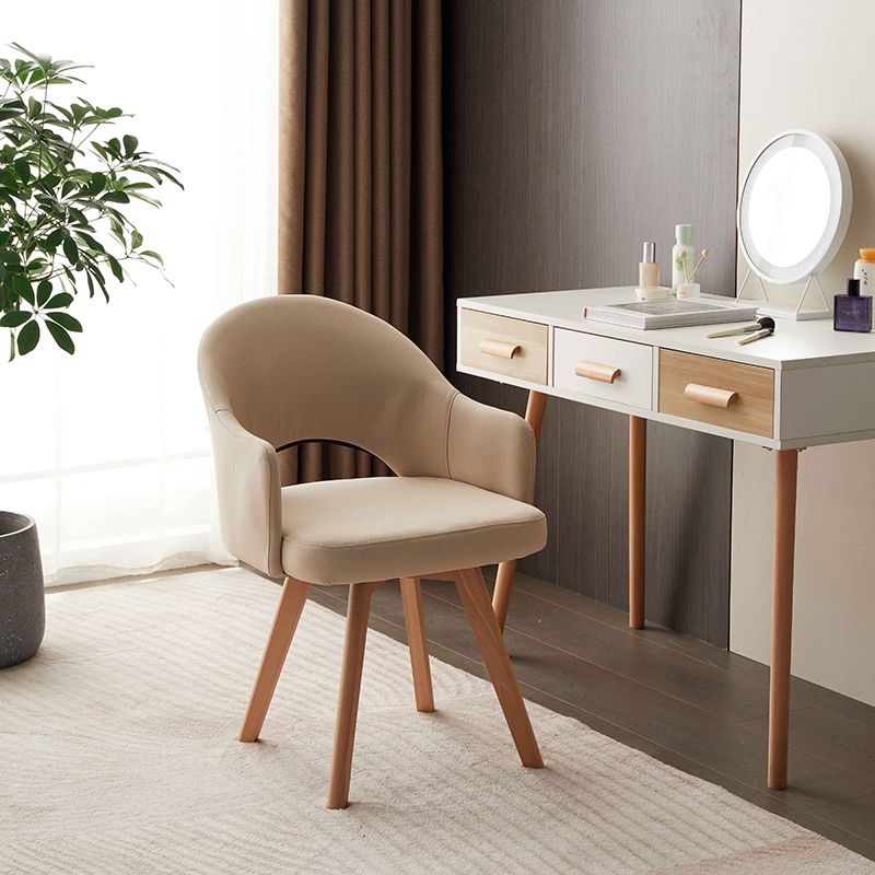 Modern Wooden Dining Chairs Open Back Dining Side Arm Chairs for Kitchen Clearhalo ' kitchen&dining_furn' 'Dining Chairs' 'Dining Tables & Seating' 'dining_chair' 'furn' 'furn_dining_chair' 'Furniture' 'furniture_dining_chair' 'Kitchen & Dining Furniture' 'kitchen' 1200x1200_564c47e3-5356-495f-831b-84a587197c65