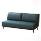 Eigentijdse faux lederen bankbed cabrioloin armless banks sofa bed