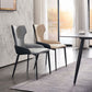 Contemporary Home Arm Chair Wingback Upholstered Metal Dining Room Chair Clearhalo ' kitchen&dining_furn' 'Dining Chairs' 'Dining Tables & Seating' 'dining_chair' 'furn' 'furn_dining_chair' 'Furniture' 'furniture_dining_chair' 'Kitchen & Dining Furniture' 'kitchen' 1200x1200_564f31e9-5895-4e71-a7ba-964c8c219d36