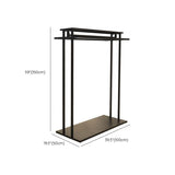Industrial Coat Rack Entryway Kit Iron Coat Hanger for Living Room , 59.05" H