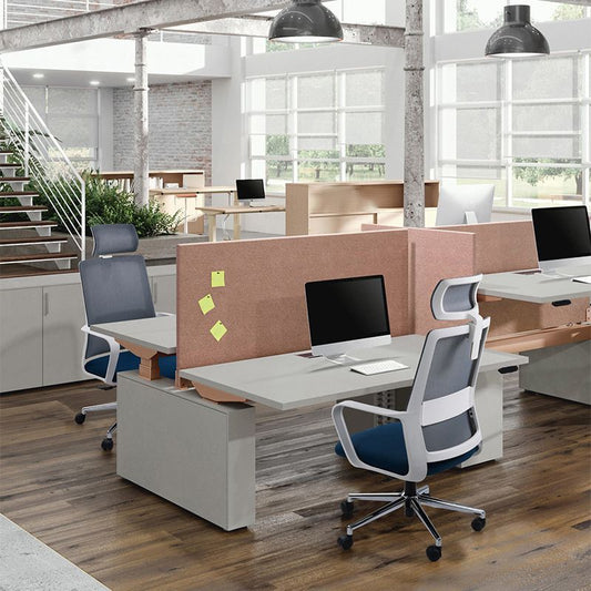 Sedia da scrivania contemporanea da 25 "sedia a braccia fissa traspirante in armi fissa