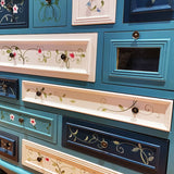 Coastal Storage Chest Dresser Wooden Dresser with Multi Drawers